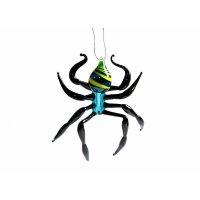 Striped Blue Spider Figure