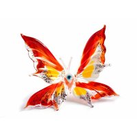 Handmade Red Butterfly Figure
