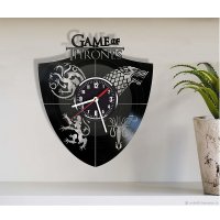 Handmade Game of Thrones Vinyl Wall Clock