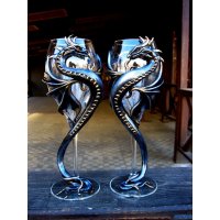 Nidhogg Set Of 2 Glasses With Decor