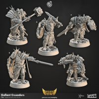 Gallant Crusaders Figure (Unpainted)