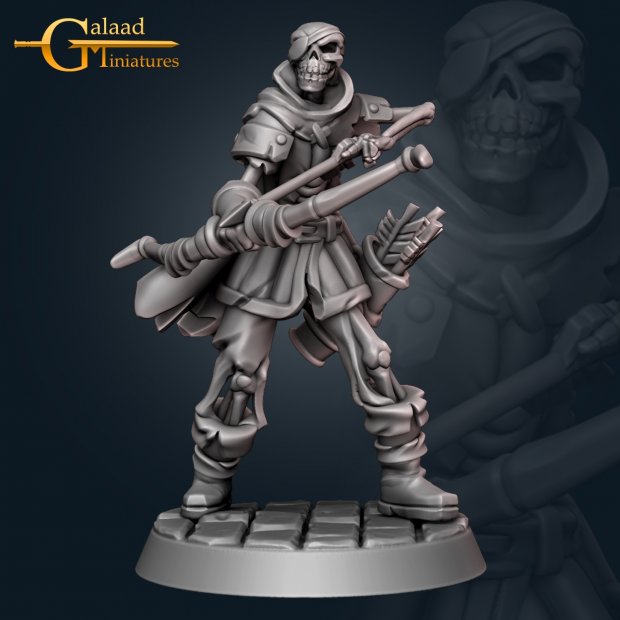 Skeleton Archer 3 Figure (Unpainted)