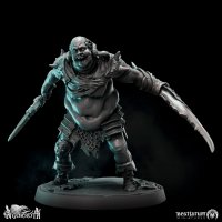 The Mad Drowned Man is an Undead from the Depths Figure (Unpainted)