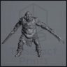 The Mad Drowned Man is an Undead from the Depths Figure (Unpainted)