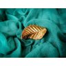 Mountain Elm Leaf Pendant Necklace