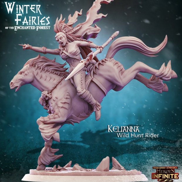 Rider Kelianna Figure (Unpainted)
