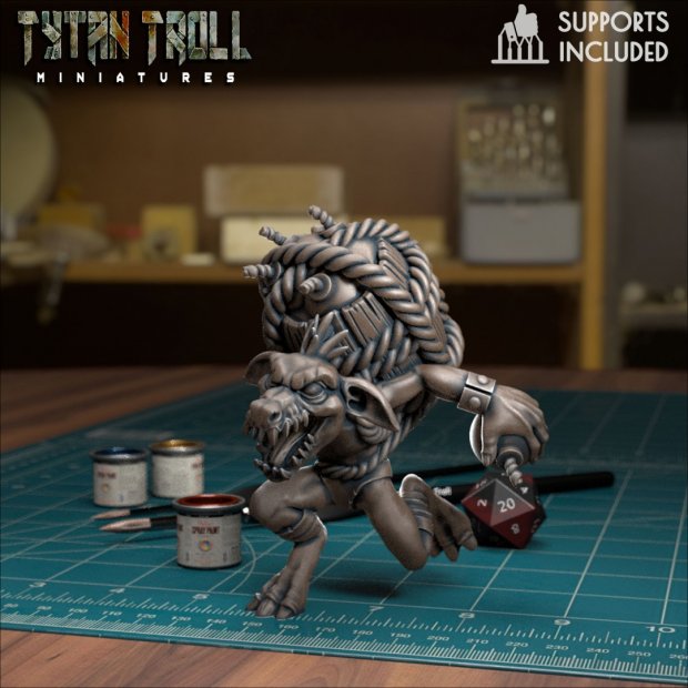 Kobold Sapper Figure (Unpainted)
