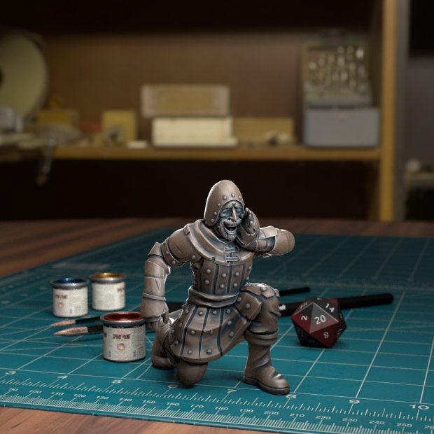 Elderly Ringleader Figure (Unpainted)