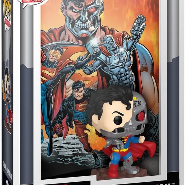 Funko Pop Marvel Cover: DC - Cyborg Superman Figure