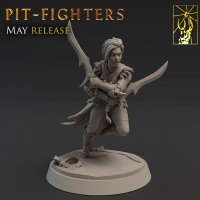Naivara Fasharash with two swords Figure (Unpainted)