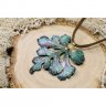 Mulberry Leaf Pendant Necklace