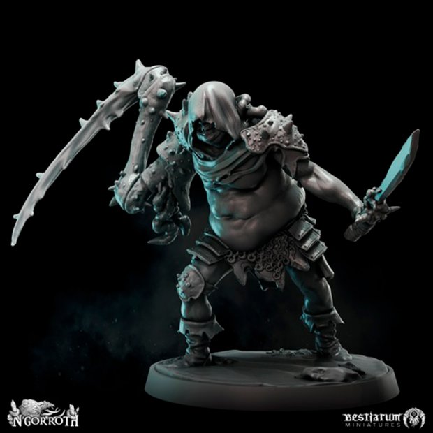 The Blind Drowned Man is an Undead from the Depths Figure (Unpainted)