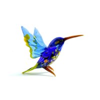 Blue Hummingbird Figure