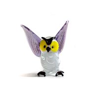 Purple Owl Figure