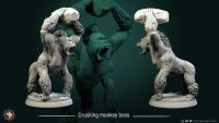 Crushing Monkey Boss Figure (Unpainted)