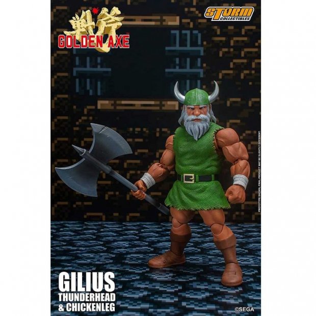 Storm Collectibles Golden Axe - Gilius Thunderhead & Chicken Leg 1/12 Action Figure