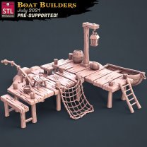 Boat Builders - Docks Figure (Unpainted)