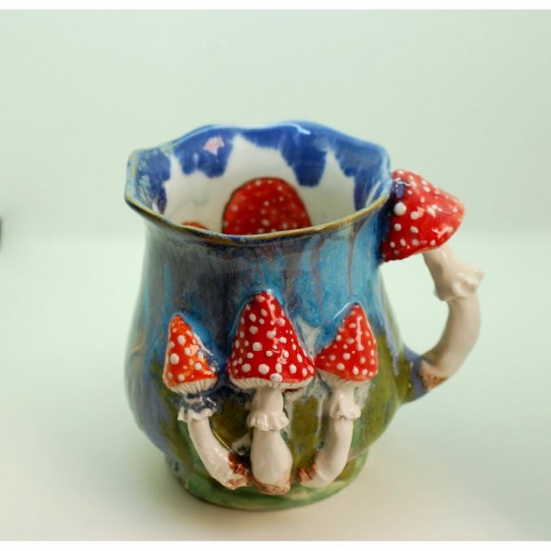 Big Fly Agaric Mug With Decor