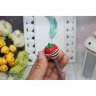 Strawberry In Chocolate Spoon With Decor