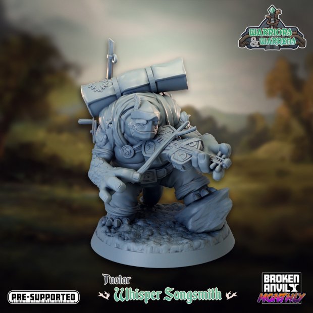 Tuotar - Whisper Songsmith Figure (Unpainted)