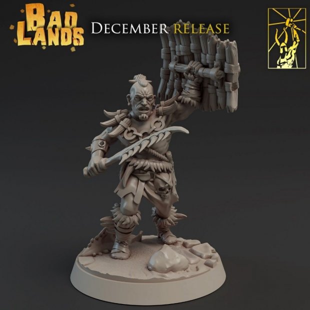 Wild warrior Val Figure (Unpainted)