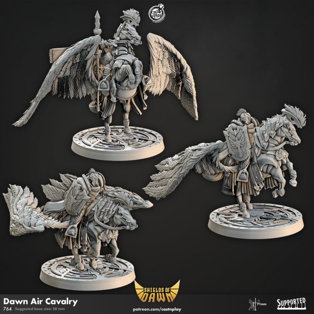 Paladin Riders Figure (Unpainted)