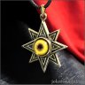 Ishtar Star with the eye of the Wolf Pendant