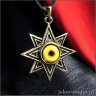 Ishtar Star with the eye of the Wolf Pendant