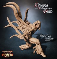 Black Rose Figure (Unpainted)