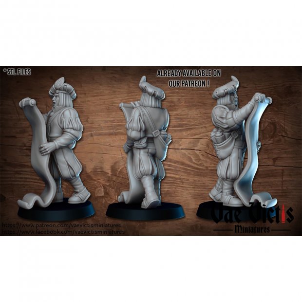 King's Messenger Figure (Unpainted)