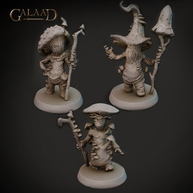 Myconids Set of Figures (Unpainted)