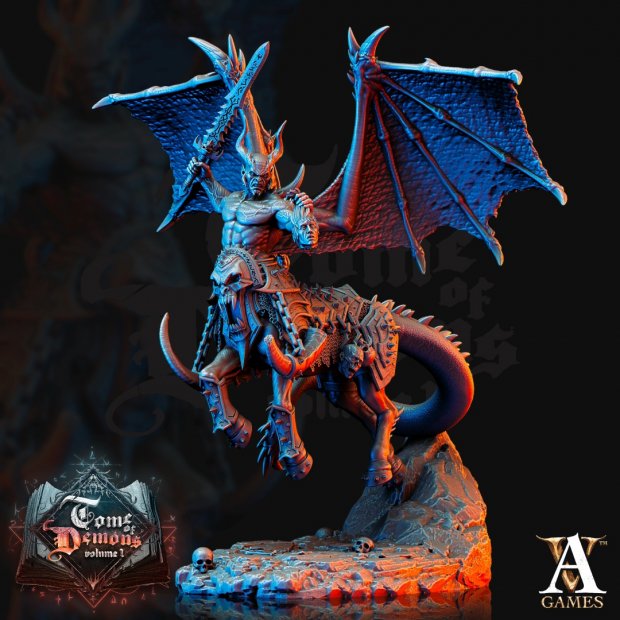 Demonic centaur warrior Figure (Unpainted)