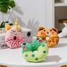 Donut Squeaky Plush Toy for Small & Medium Dogs (Unicorn)