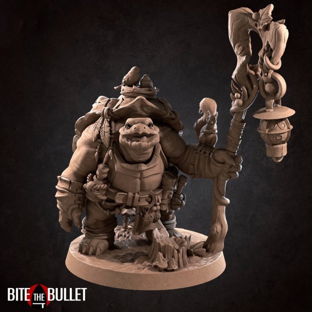 Tortle Druid Figure (Unpainted)