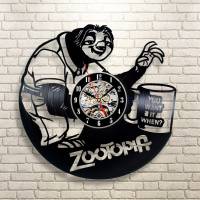 Handmade Zootopia Vinyl Clock Wall