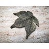 Gray Chestnut Leaf Pendant Necklace