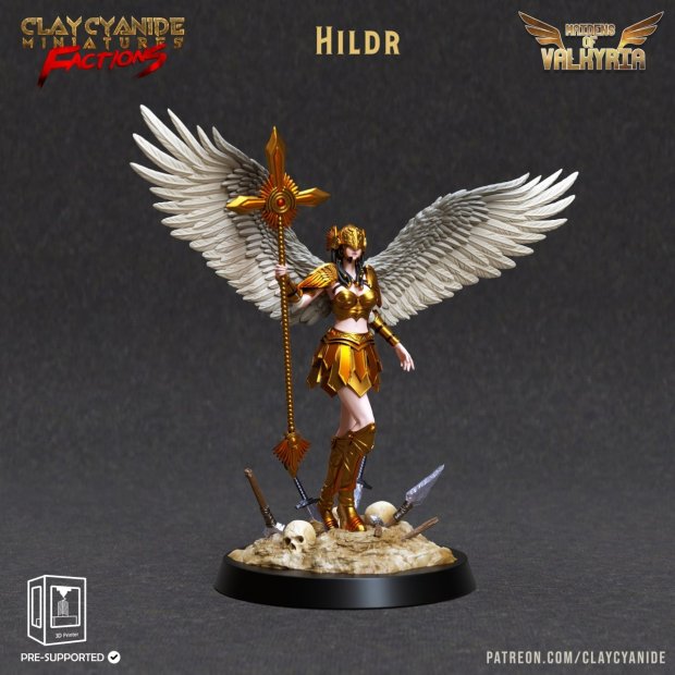 Hildr Figure (Unpainted)