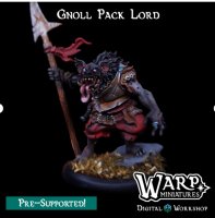 Gnoll Pack Lord Figure (Unpainted)