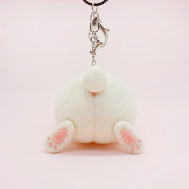Rabbit's Ass Plush Keychain