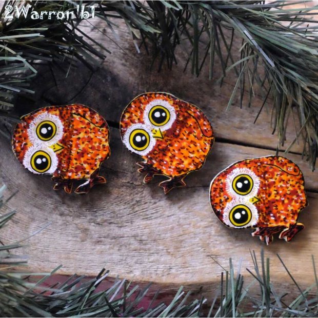Owlet Brooch