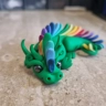 Rainbow Dragon Figure