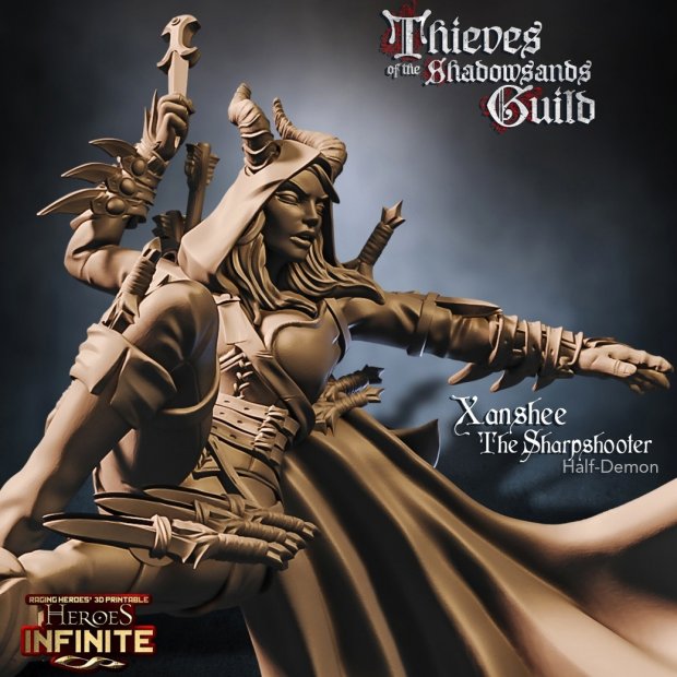 Xanshee The Sharpshooter 02 Figure (Unpainted)