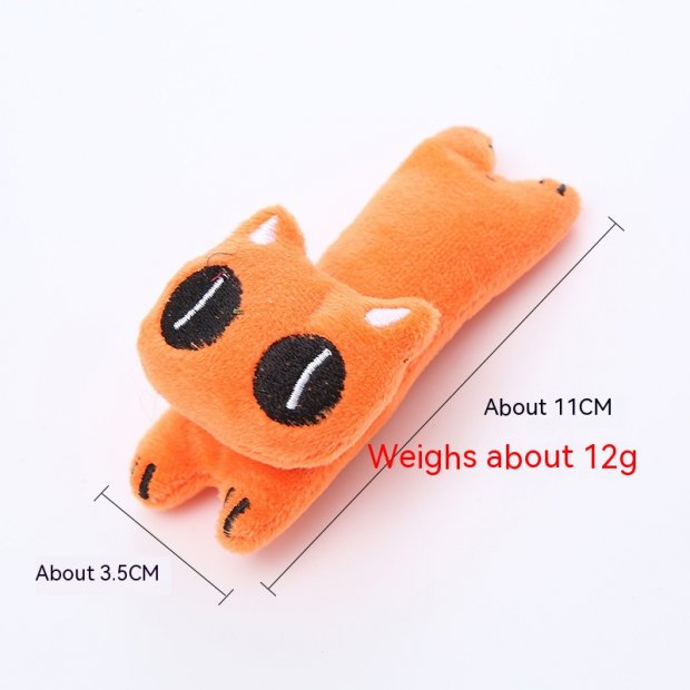 Catnip Plush Cat Toy (Orange Cat)
