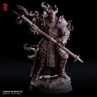 Shadow Guardian, A Warrior of the Twilight Cult Figure (Unpainted)