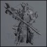 Shadow Guardian, A Warrior of the Twilight Cult Figure (Unpainted)