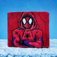 Handmade Marvel - Spider-Man Face Custom Wallet