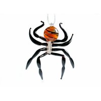 Striped Orange Spider Figure
