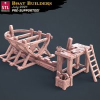 Boat Builders - Ship frame Figure (Unpainted)