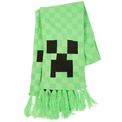 Jinx Minecraft - Creeper Face Knit Scarf