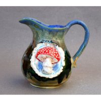 Fly Agaric Jug With Decor